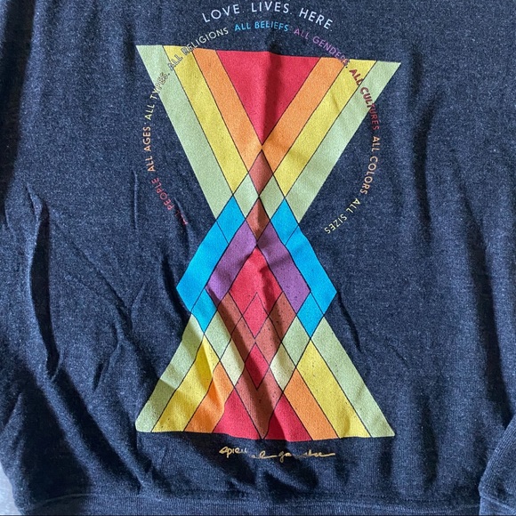 SPIRITUAL GANGSTER LOVE LIVES HERE CREWNECK - Picture 3 of 3